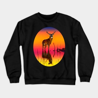 Buck at dawn Crewneck Sweatshirt